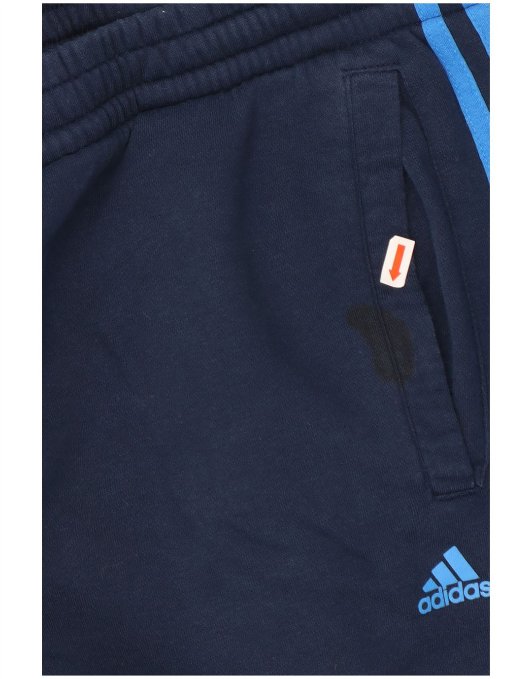 ADIDAS Pantalon de survêtement pour homme UK 42/44 Large Bleu marine Coton