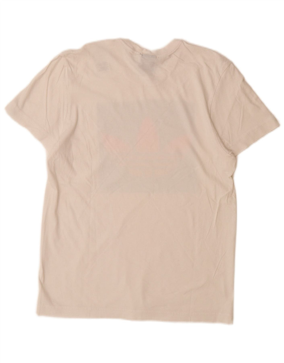 ADIDAS T-Shirt Graphique Homme Petit Blanc Coton