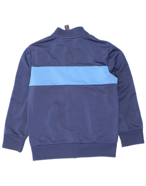 Adidas Veste de Survêtement Garçon 5-6 Ans Bleu Marine Colorblock Polyester