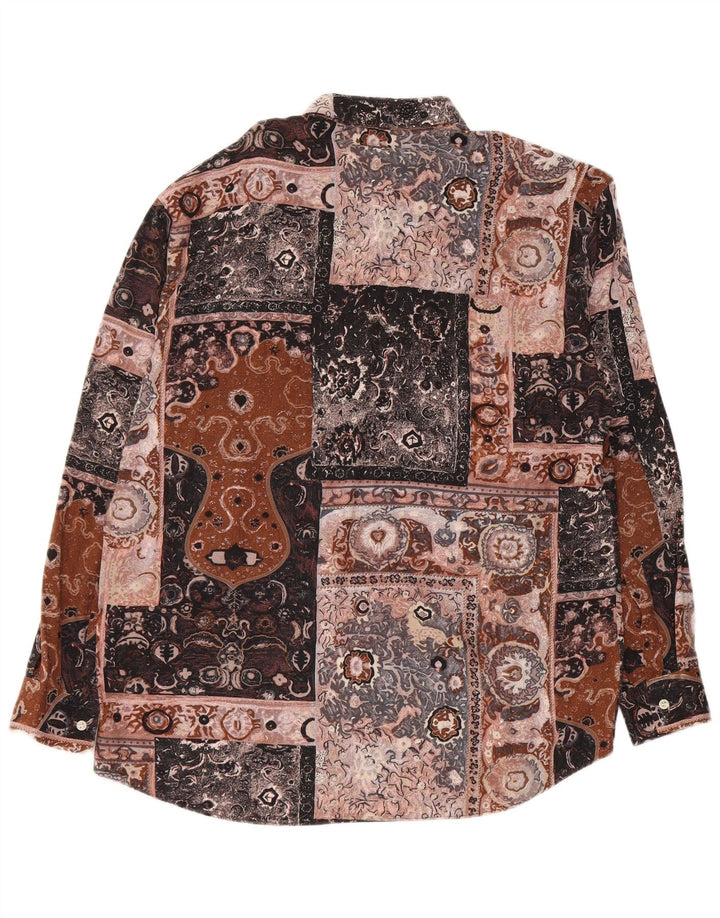 Chemise Homme Vintage Moyen Patchwork Multicolore