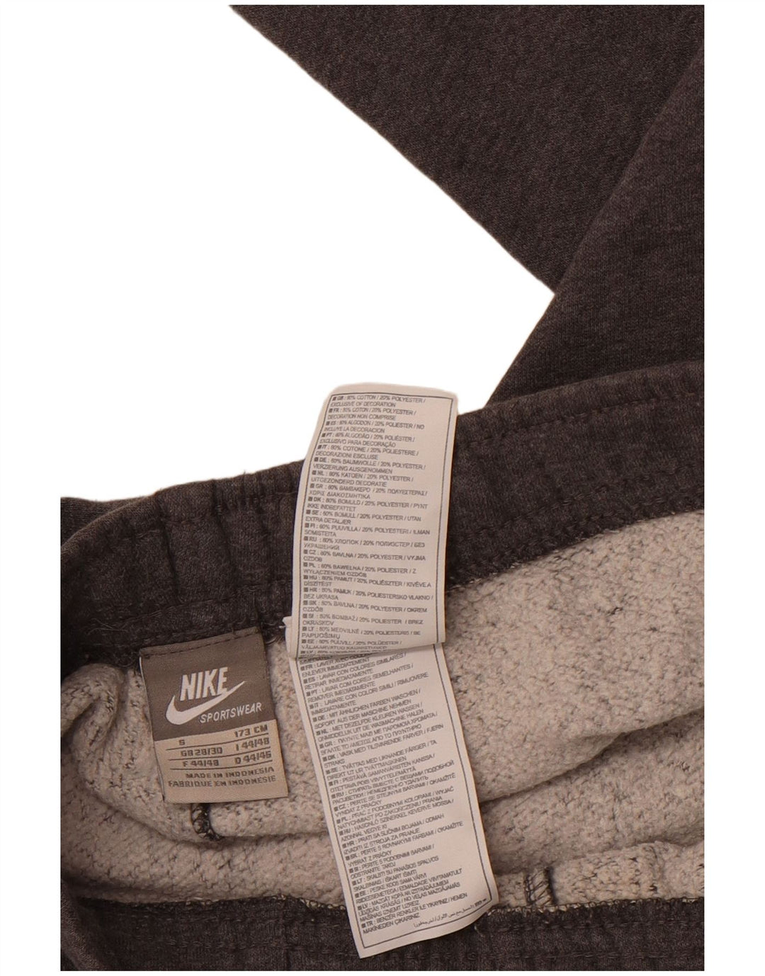 Nike Pantalon de survêtement graphique pour homme Taille S Gris Coton Sports