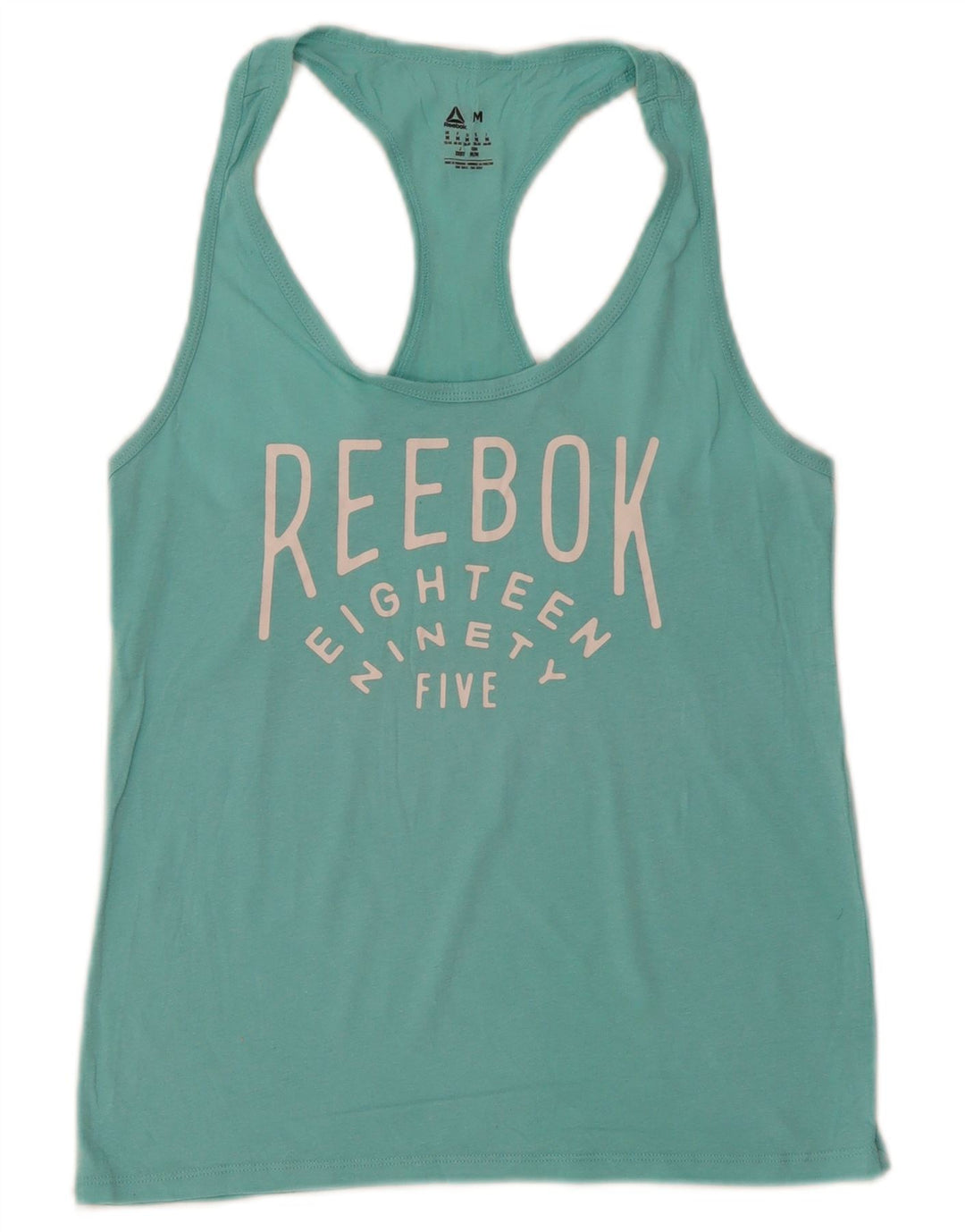 Reebok Débardeur graphique pour femme UK 12/14 Turquoise moyen