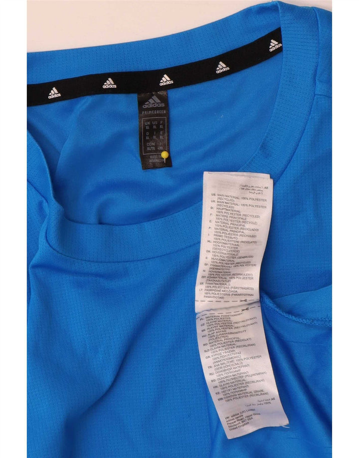 Adidas Hommes Aeroready T-Shirt Top XL Bleu Polyester
