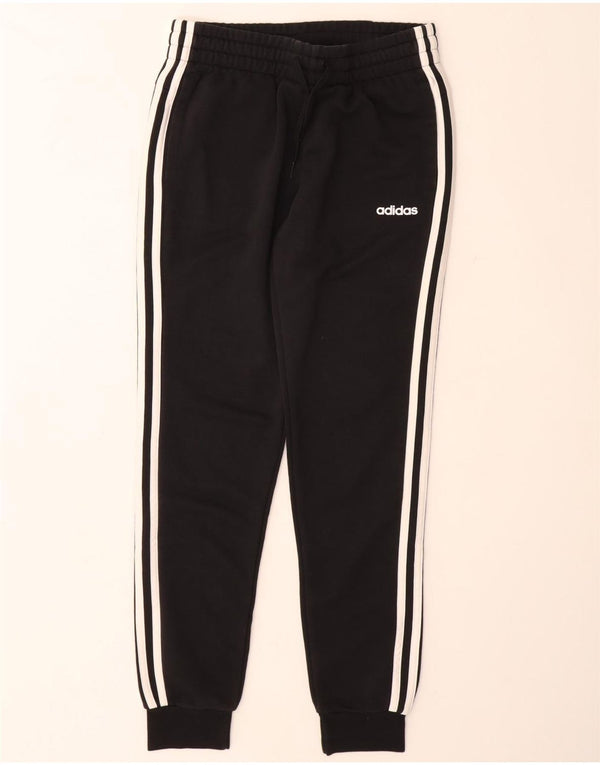 ADIDAS Pantalon de survêtement pour femme Joggers UK 8/10 Small Noir Coton