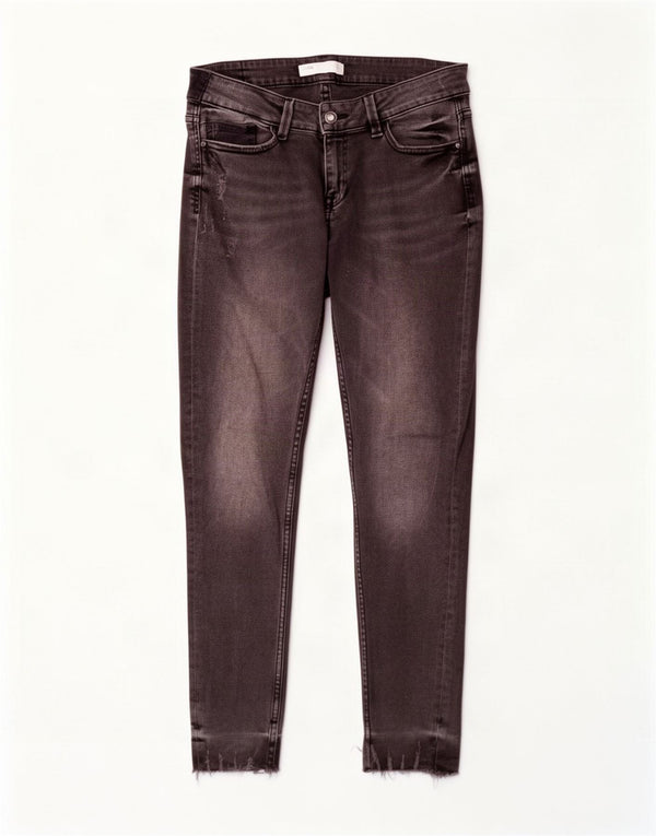 Zara Jean skinny femme EU 36 XS W26 L26 Gris