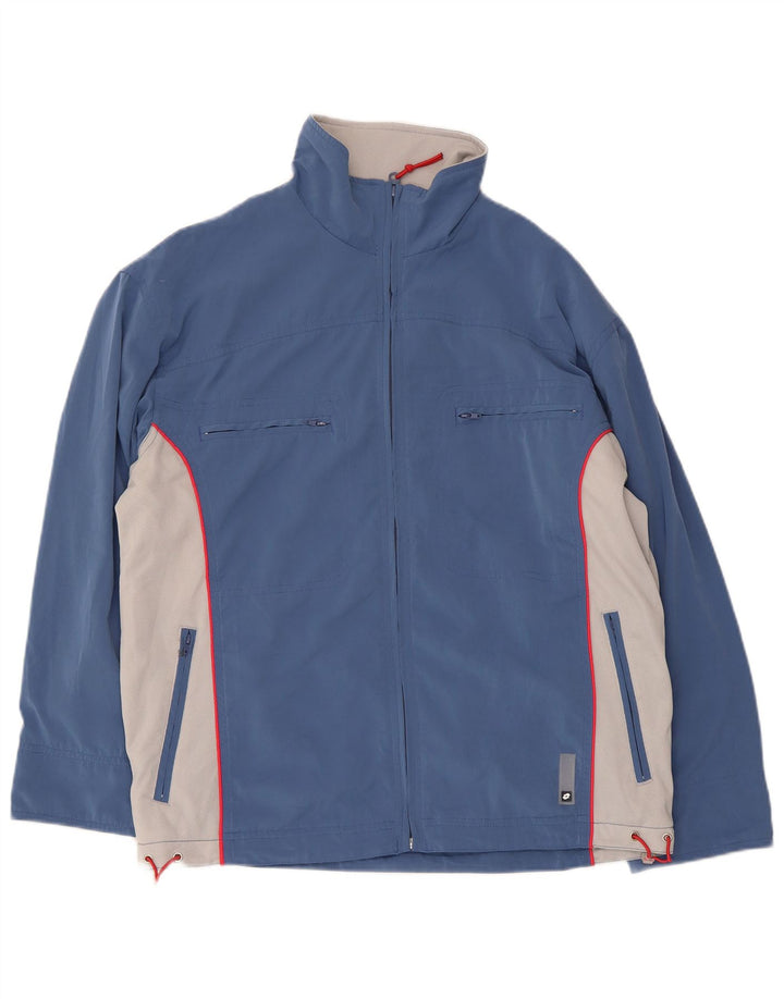 Lotto Veste de Survêtement Homme Bleu Moyen Colorblock Polyester