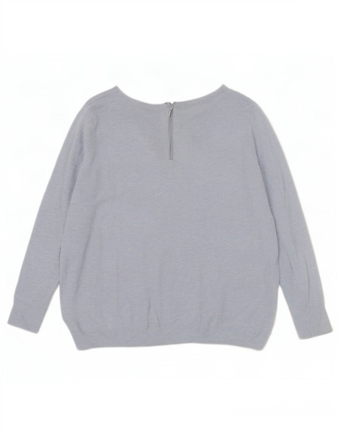 Marks & Spencer Pull surdimensionné à col bateau pour femme UK 10 Petit Bleu