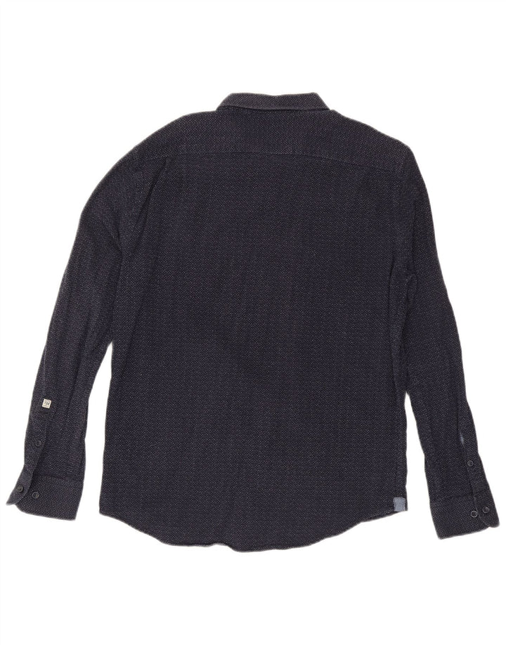 PEPE Jeans Chemise Homme XL Bleu Marine Tacheté Coton