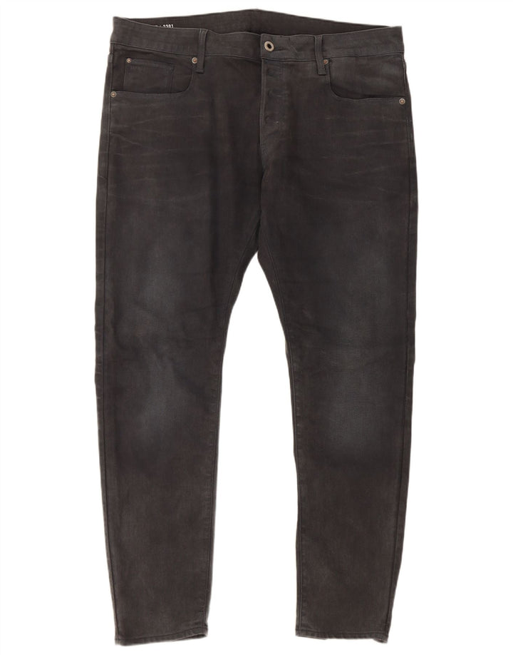 G-Star Jean Slim 3301 Homme W40 L32 Gris Coton