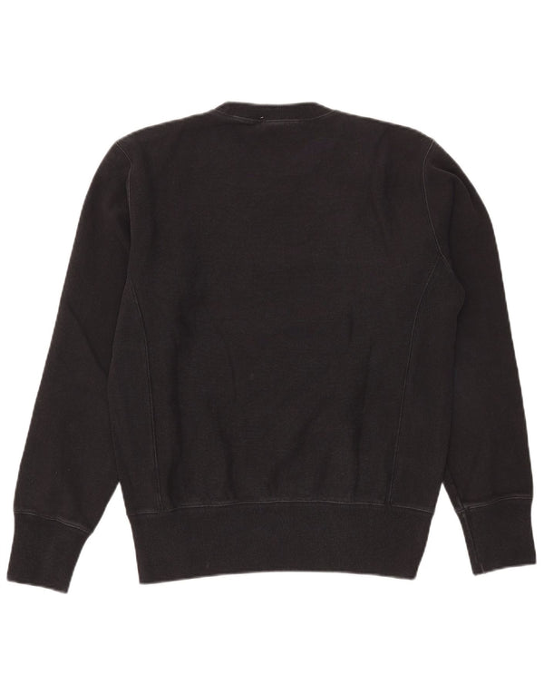 Champion Reverse Weave Graphic Sweatshirt Pull Homme Noir Moyen Coton