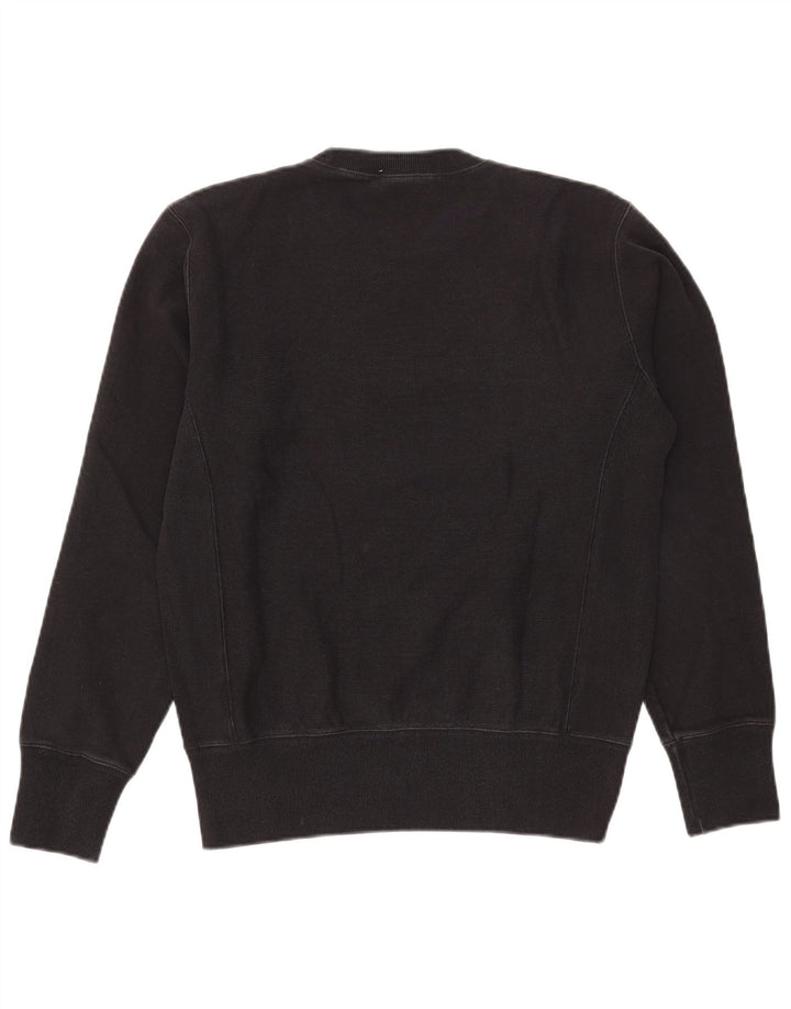 Champion Reverse Weave Graphic Sweatshirt Pull Homme Noir Moyen Coton