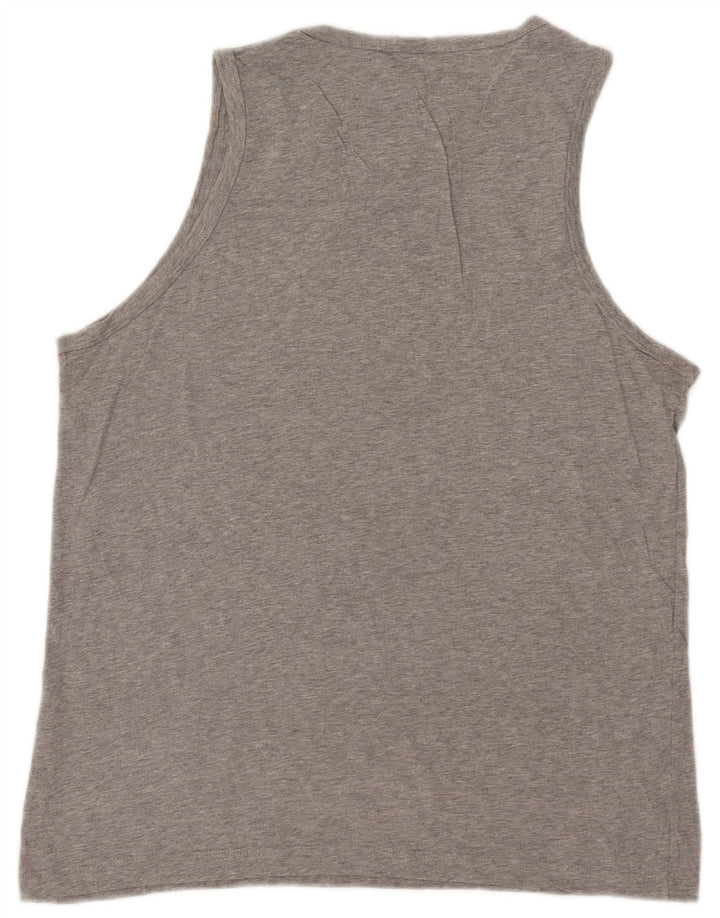 Nike Mens Graphic Débardeur Large Gris Moucheté Coton