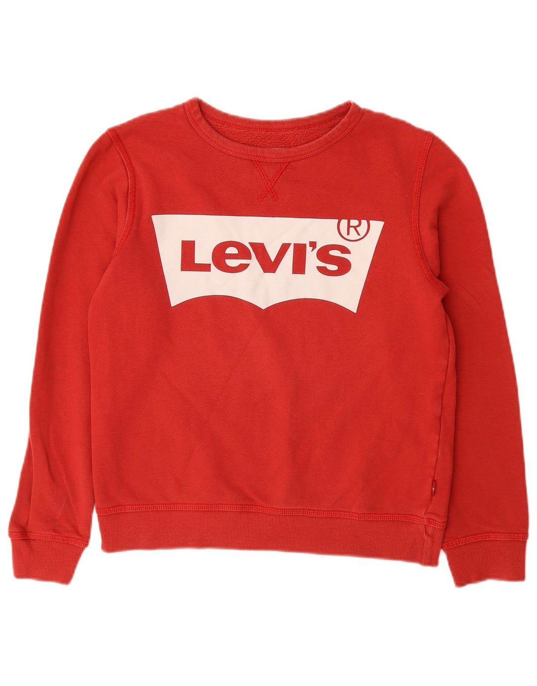 LEVI'S Sweatshirt Graphique Garçon 13-14 ans Rouge Coton