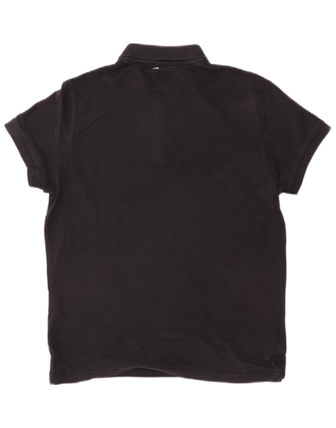 Armani Jeans Polo Custom Fit Homme Coton Noir Moyen
