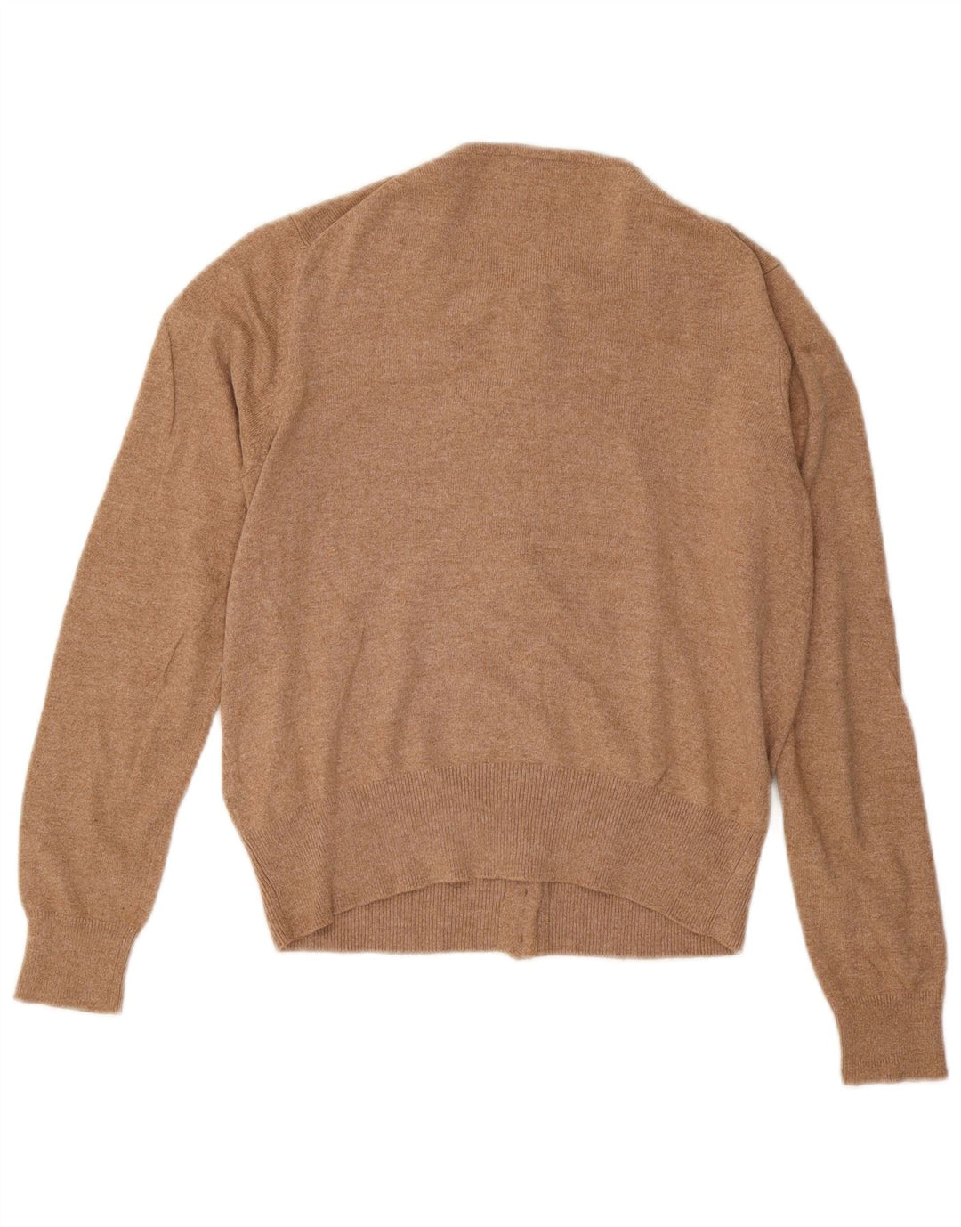 Marks & Spencer Pull cardigan à motif abstrait pour femme UK 14 Marron moyen