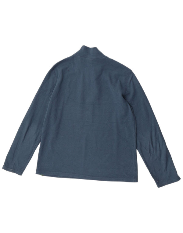 The North Face Pull Polaire à Col Zippé Fille 13-14 Ans XL Bleu Polyester