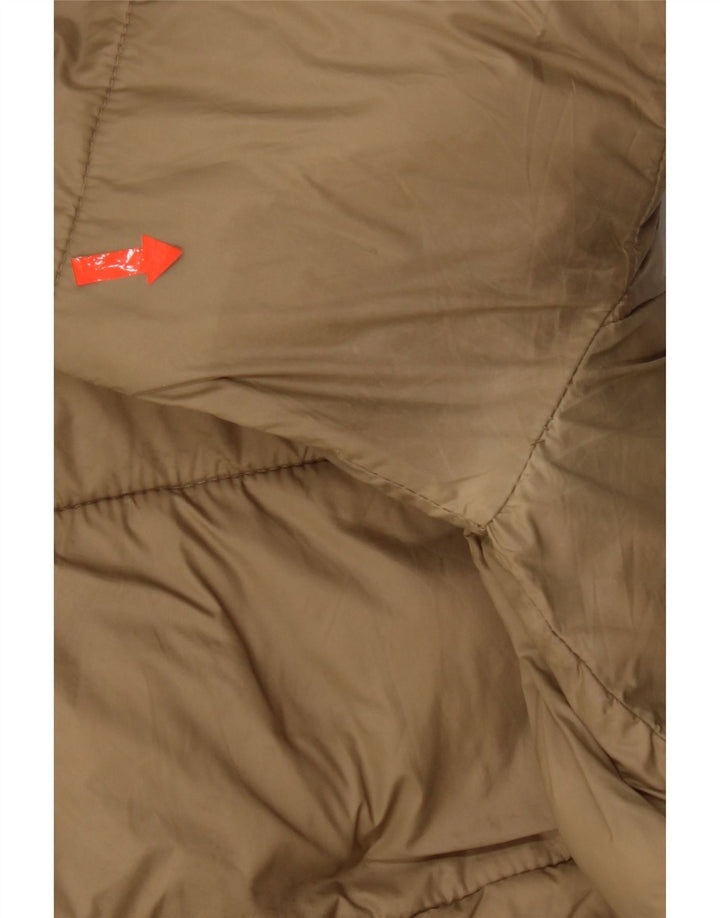 Zara Veste matelassée à capuche pour homme UK 36 Small Beige