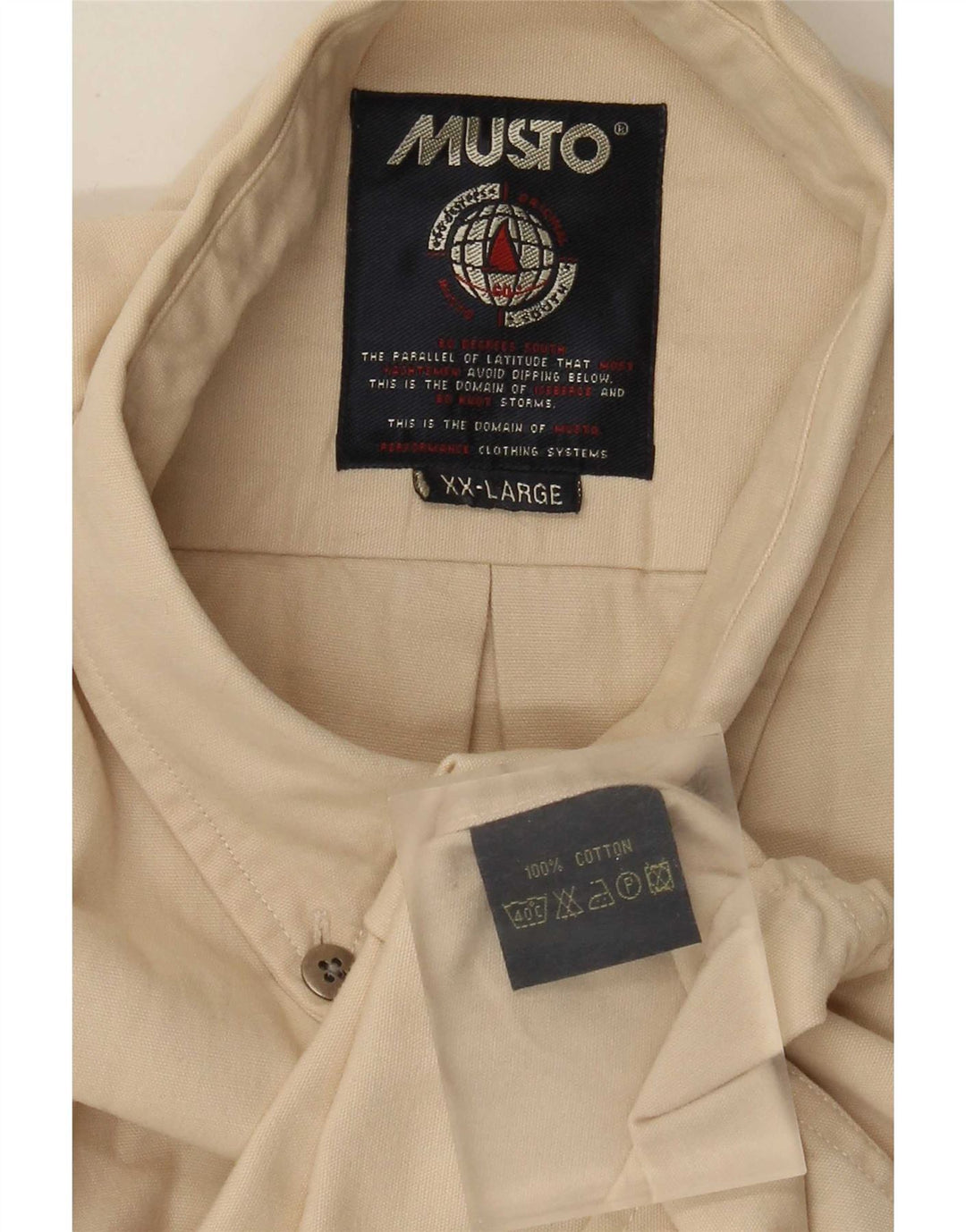 Musto Chemise Homme 2XL Coton Beige