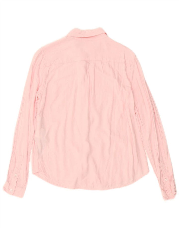 Levi's Chemise Coupe Classique Femme UK 10 Petit Rose Viscose