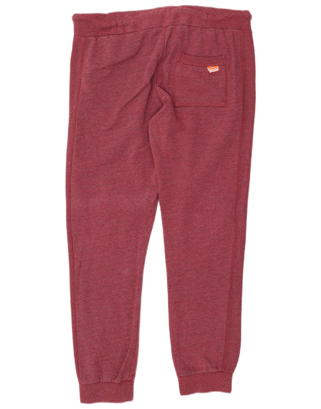 SUPERDRY Pantalon de survêtement coupe slim pour homme XL Coton bordeaux