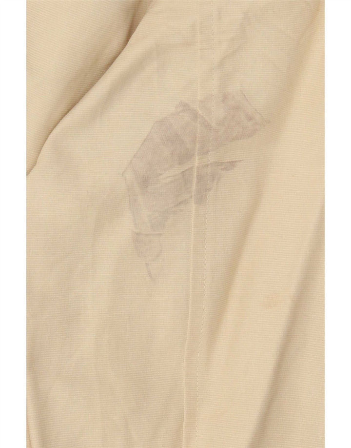 Valentino Veste Blazer 3 Boutons Femme IT 40 Petite Rayure Beige