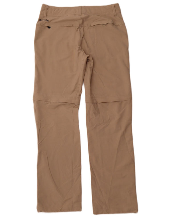 COLUMBIA Pantalon cargo droit pour femme US 8 Medium W30 L32 Beige