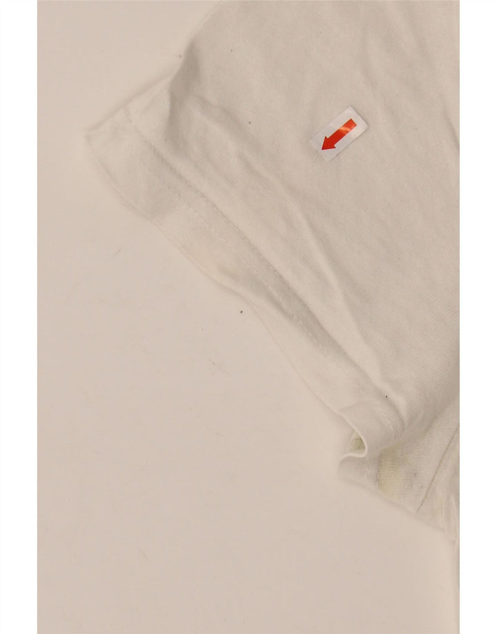 TOMMY HILFIGER Mens Graphic T-Shirt Top XL White