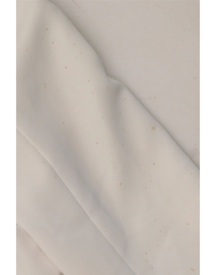 GAI MATTIOLO Womens Short Sleeve Bolero Jacket IT 40 Small White Polyester Vintage Gai Mattiolo and Second-Hand Gai Mattiolo from Messina Hembry 