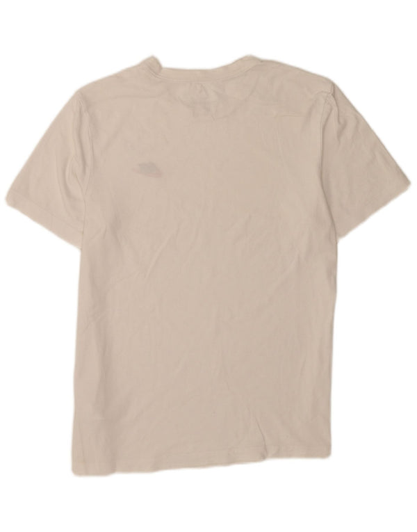 Nike T-Shirt Homme Blanc Moyen Coton