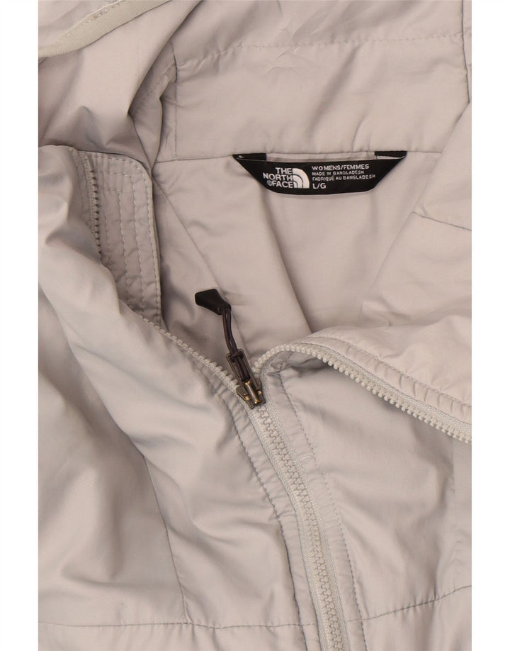 The North Face Veste matelassée à capuche pour femme UK 16 Large Gris