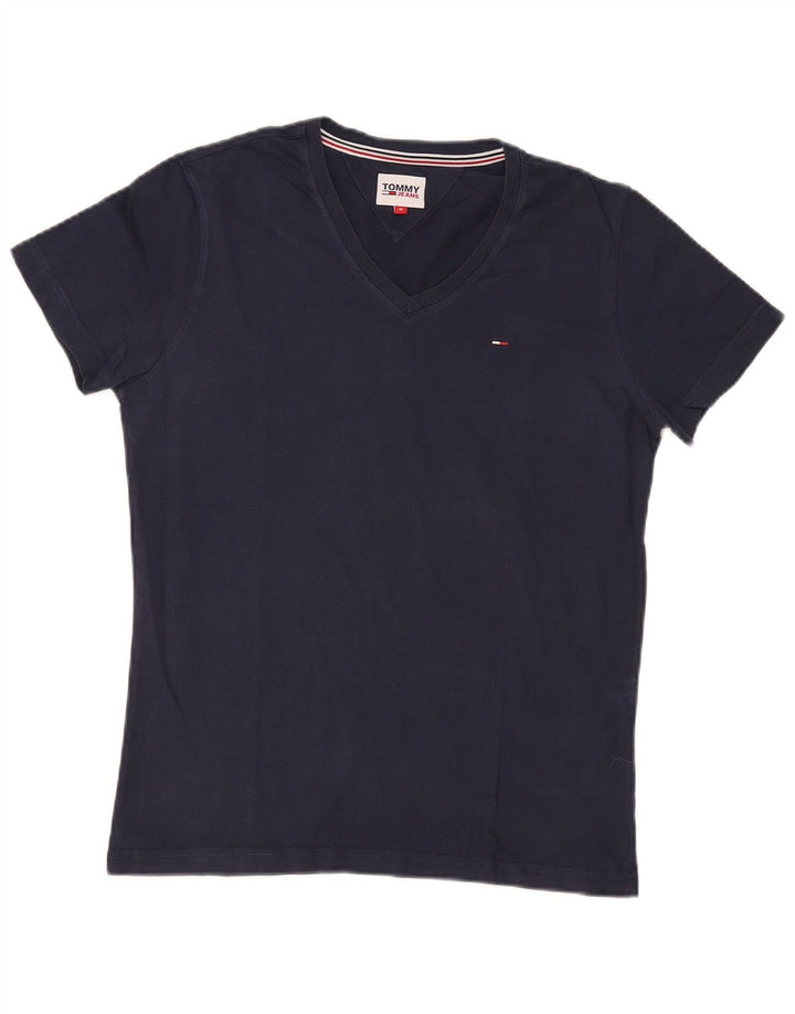 Tommy Hilfiger T-Shirt Homme Bleu Marine Moyen Coton