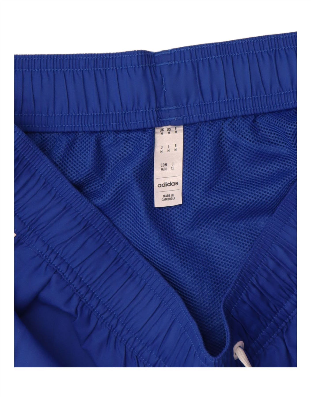 Adidas Short de sport pour femme UK 12 Bleu marine moyen Polyester
