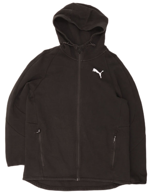 Puma Pull à capuche zippé pour femme UK 18 XL Noir