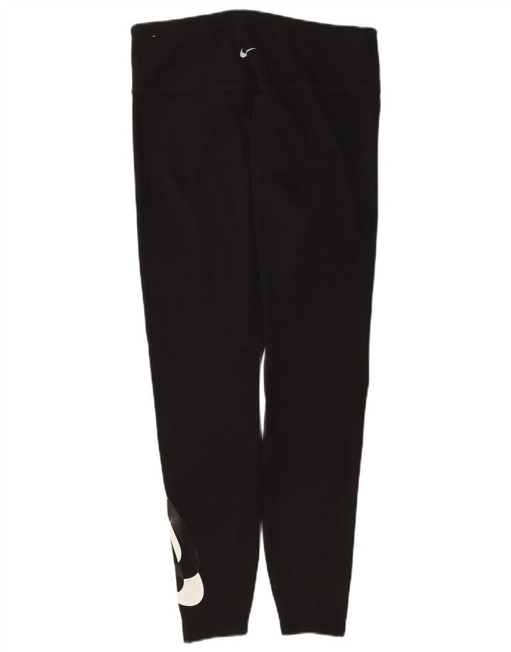 Legging Nike Dri Fit Graphic pour femme UK 16 Large Noir Polyester