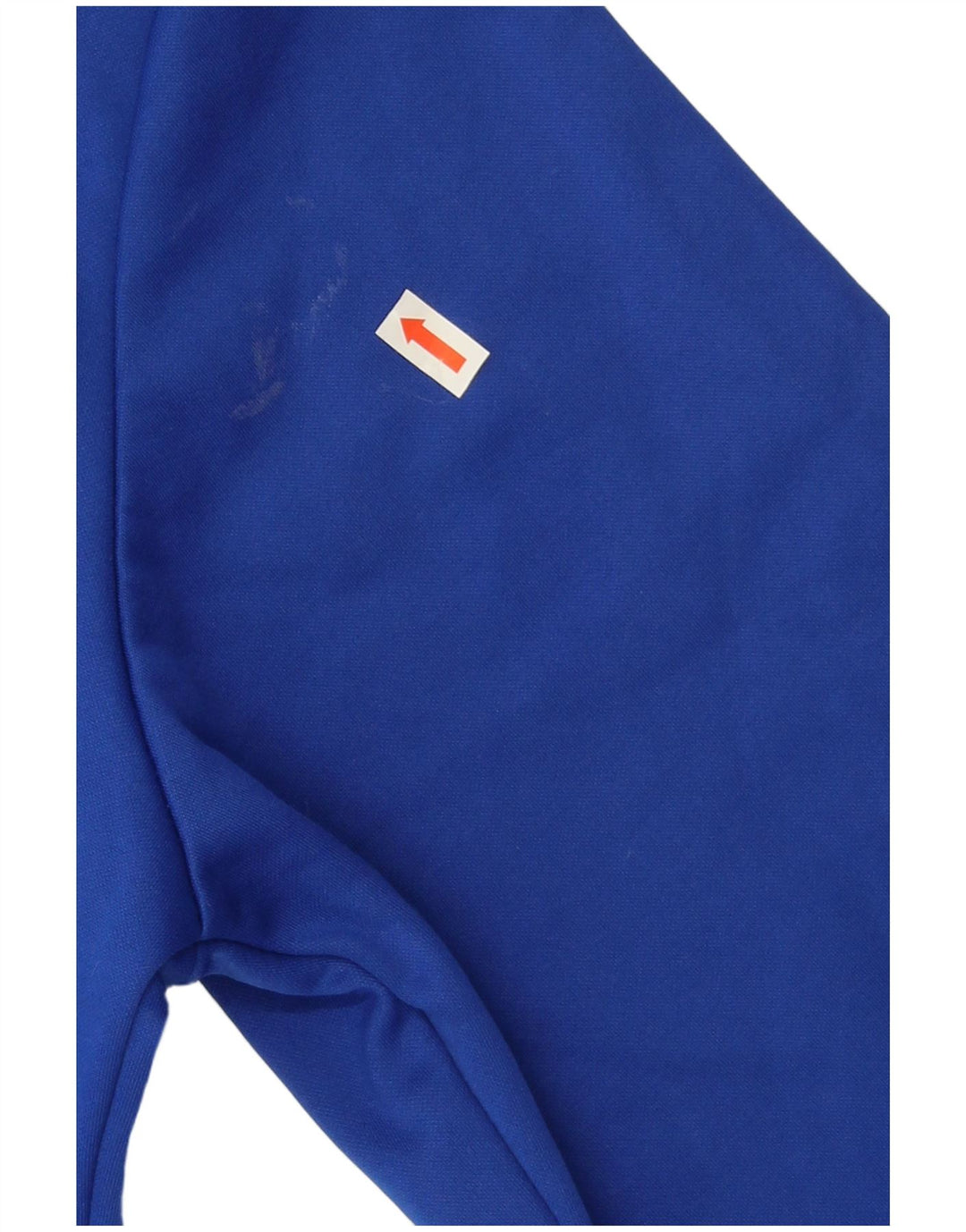 Lotto Sweat-shirt graphique à col zippé pour hommes, grand bleu, polyester