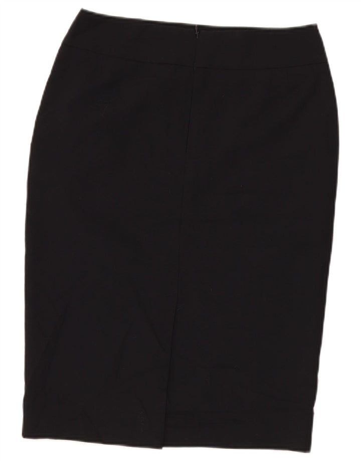 Marks & Spencer Jupe crayon pour femme UK 10 Small W28 Bleu marine Polyester