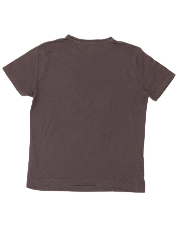 Dack's T-Shirt Graphique Homme Gris Moyen Coton