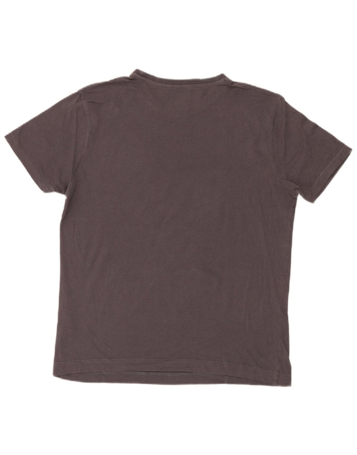 Dack's T-Shirt Graphique Homme Gris Moyen Coton