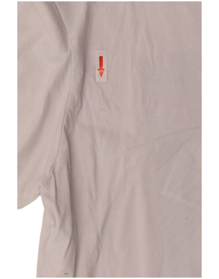 Adidas T-shirt graphique pour homme en coton blanc moyen