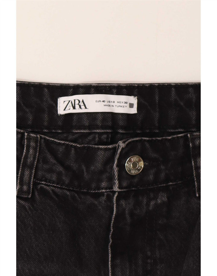 Zara Jean droit femme EU 40 Medium W30 L31 coton noir