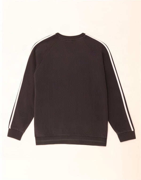 Adidas Sweat-shirt pour homme en coton noir moyen