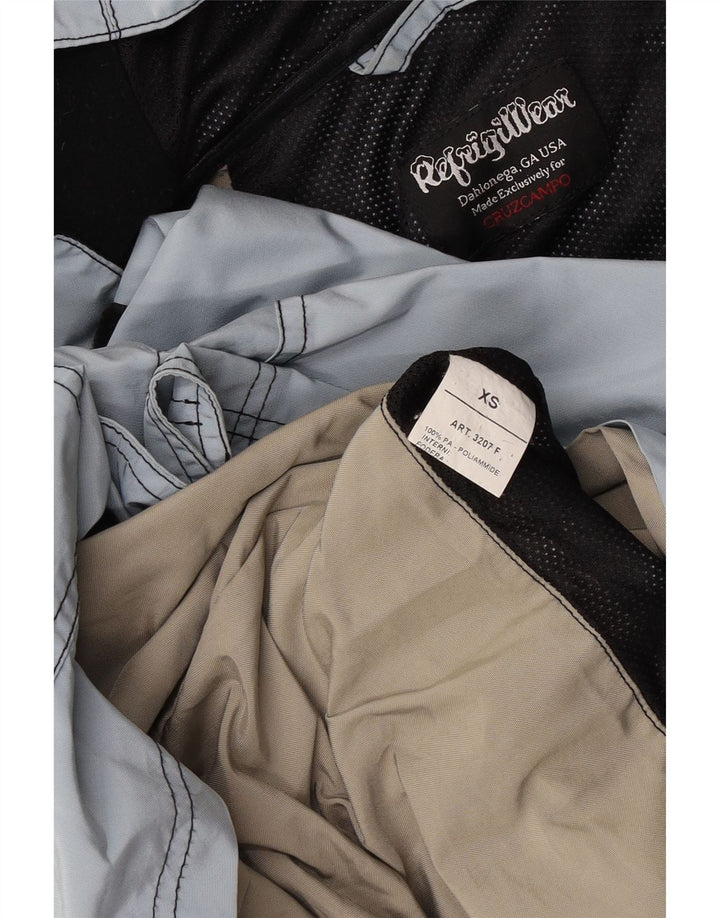 REFRIGIWEAR Veste coupe-vent à capuche pour homme UK 34 XS Bleu Polyamide