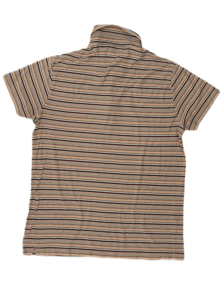 Marlboro Classics Polo Homme Large Beige Rayé