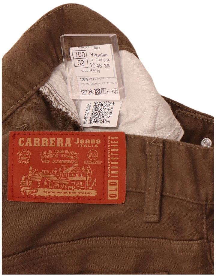 CARRERA Pantalon décontracté Regular Femme W36 L32 Marron Coton