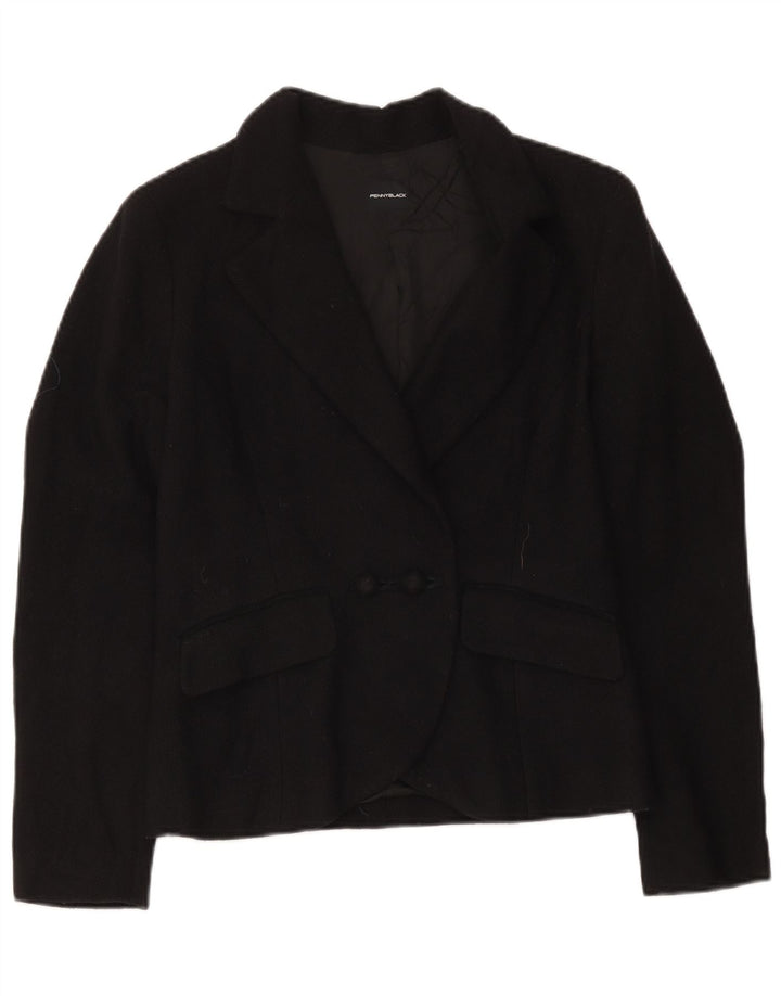 Penny Black Veste blazer double boutonnage pour femme UK 12 Coton moyen