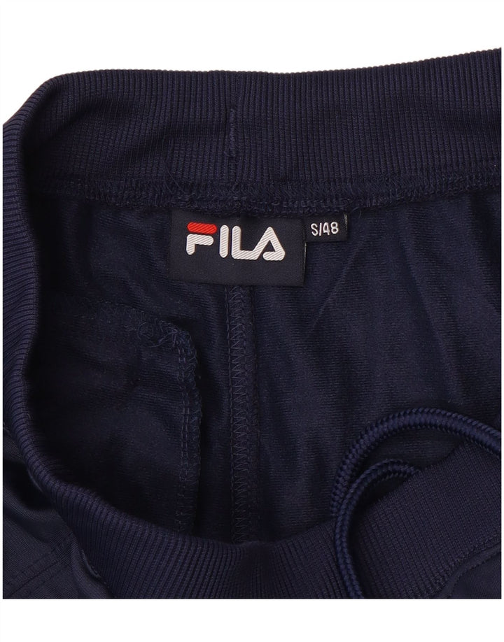 FILA Pantalon de survêtement pour femme UK 10 Small Bleu marine