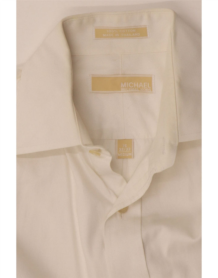 Michael Kors Chemise Homme Taille 15 Coton Blanc Moyen