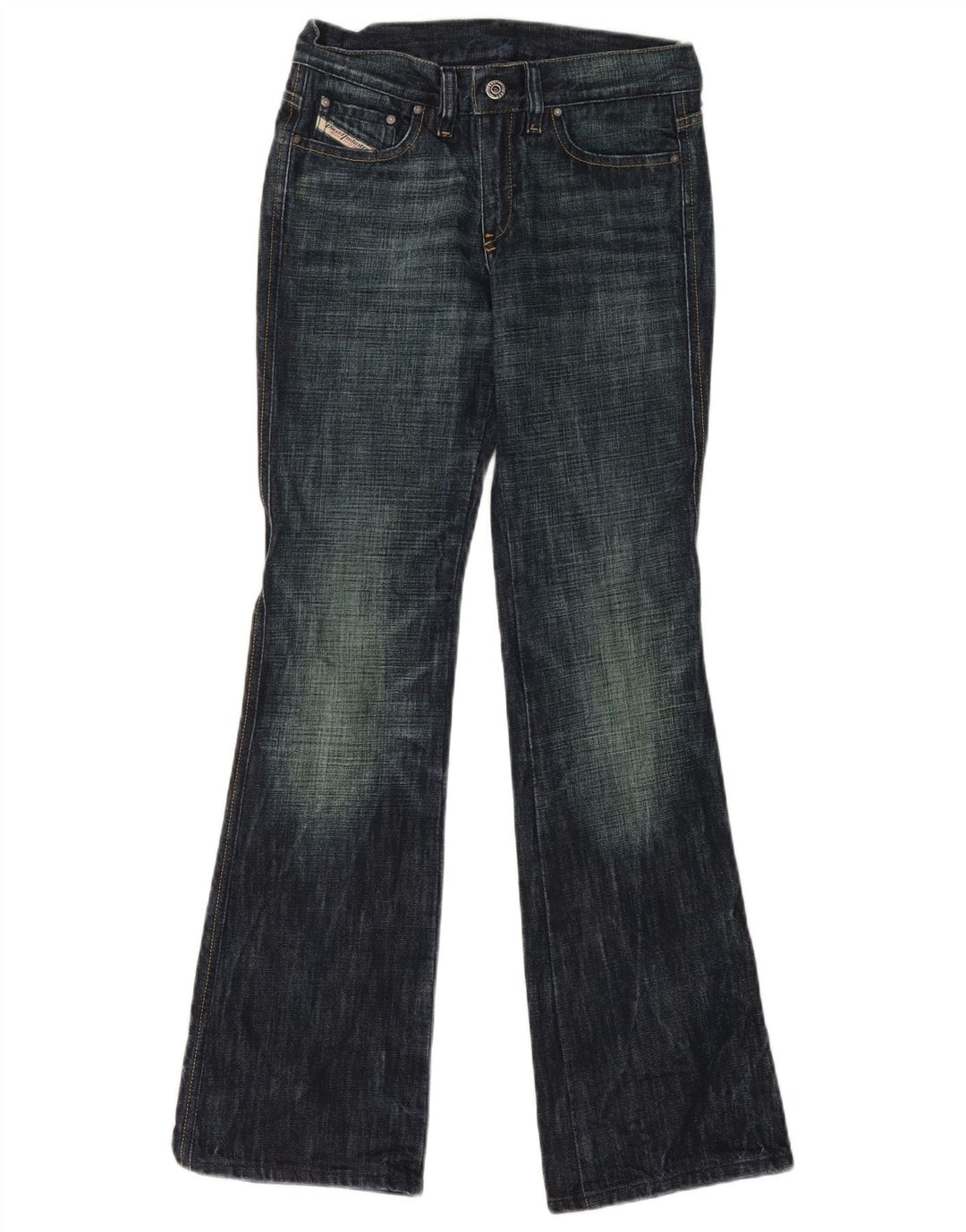 Jean Bootcut Femme Diesel W26 L31 Bleu Marine Coton