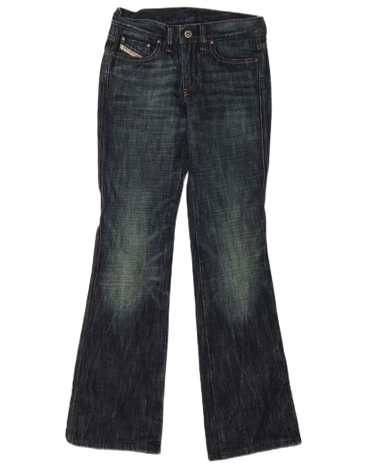 Jean Bootcut Femme Diesel W26 L31 Bleu Marine Coton