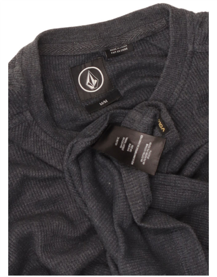 Volcom Haut coupe classique à manches longues pour homme en coton gris moyen